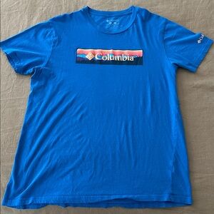 Columbia Vibrant Blue Graphic Tee